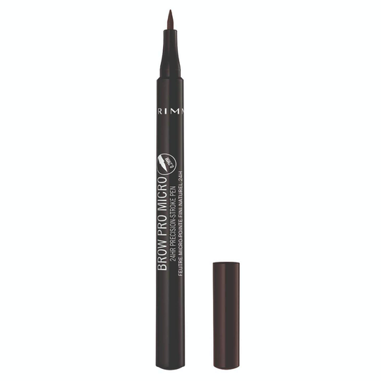 Rimmel Brow Pro Micro 24HR Precision-Stroke Pen 1ml (Various Shades) - 004 Dark Brown