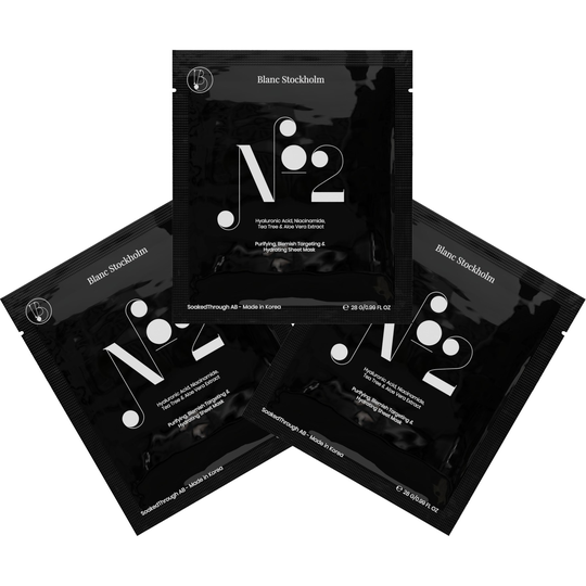 Blanc Stockholm Calming/Blemish Targeting Sheet Mask No.2 3-Pack
