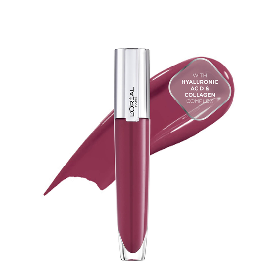 L'Oreal Paris Brilliant Signature Plumping Lip Gloss 7ml (Various Shades) - 416 Raise