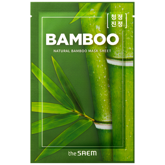 The Saem Natural Bamboo Mask Sheet Mascarilla Bambú 21 ml