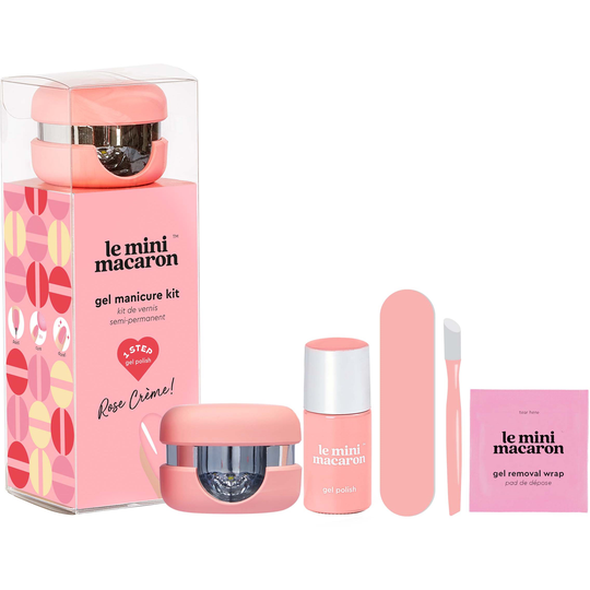 Le Mini Macaron Manicure Kit Rose Creme