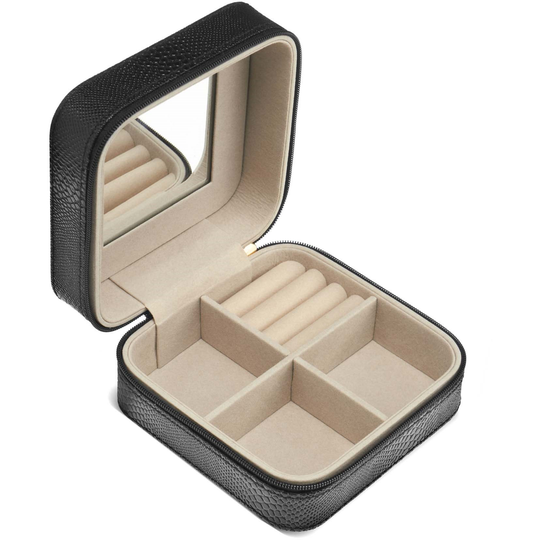 Gillian Jones Square Jewelery Box In Vegan PU
