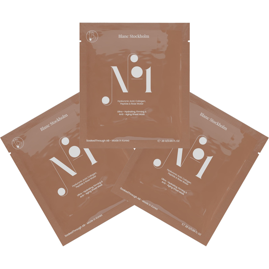 Blanc Stockholm Anti Age Sheet Mask No.1 3-Pack