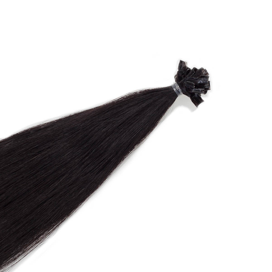Rapunzel of Sweden Nail Hair Premium Straight 30 cm 1.2 Black Brown