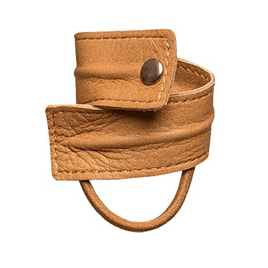 Corinne Leather Band Short Bendable Camel