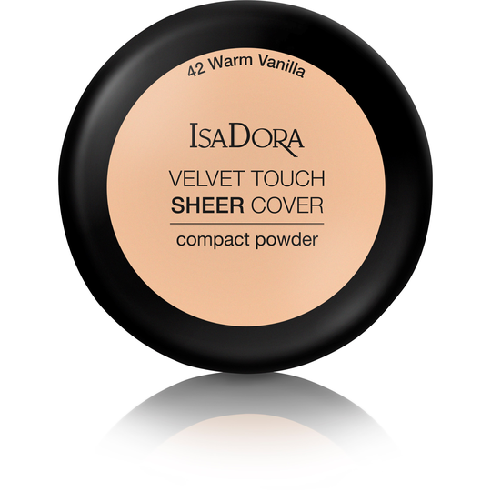 IsaDora Velvet Touch Sheer Cover Compact Powder 42 Warm Vanilla