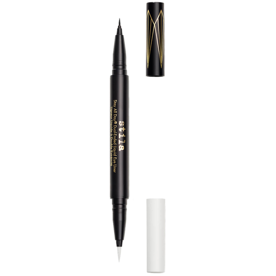 Stila Stay All Day Dual-Ended Liquid Eye Liner 4.5ml (Various Shades) - Intense Black/Snow