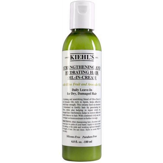 Kiehl's Olive Fruit Oil Strengthening and Hydrating Hair Oil-in-cream