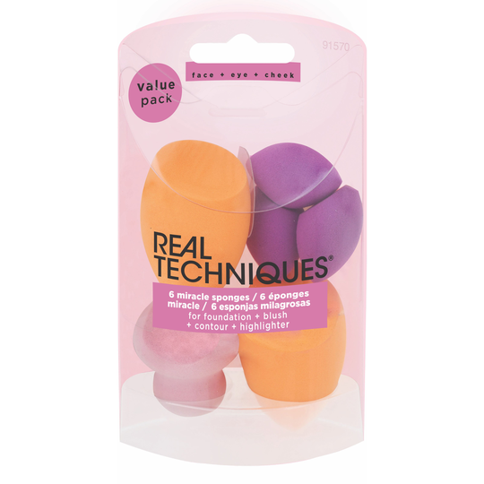 Real Techniques 6pc Sponge Set
