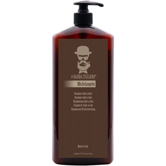 Barba Italiana MICHELANGELO Shampoo triple action 1000 ml