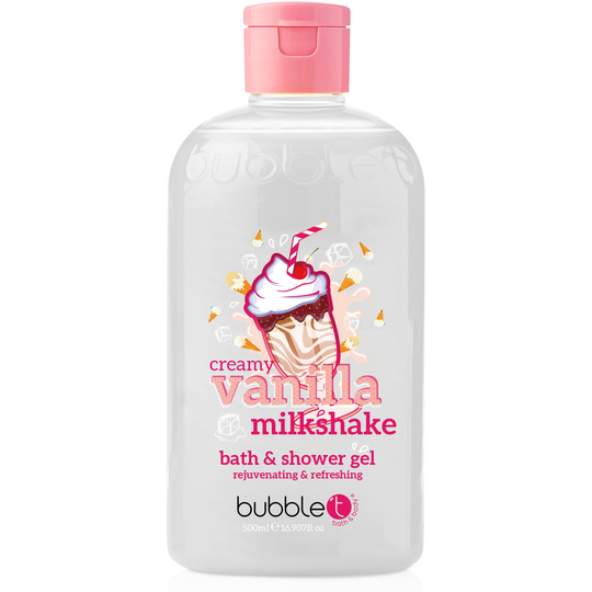 BubbleT Vanilla Milkshake Bath & Shower Gel 500 ml