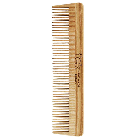Tek Medium Sized Wooden Comb With Fine Teeth