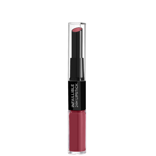 L'Oreal Paris Infallible Longwear 2 Step Lipstick 6ml (Various Shades) - 804 Metro Proof Rose