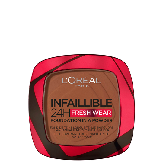 L'Oréal Paris Infallible 24 Hour Fresh Wear Foundation Powder 9g (Various Shades) - 375 Deep Amber