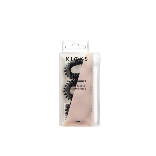 Hair Bobble Black 3-pack