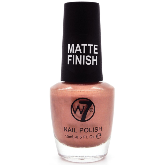 W7 Nail Polish Matte Finish 131 Rose Gold