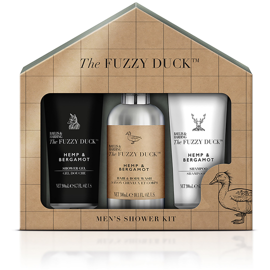 Baylis & Harding The Fuzzy Duck Men's Hemp & Bergamot Hair & Body Trio