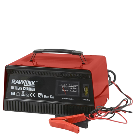 Rawlink Batteriladdare M. Amperemeter - 12V 12A