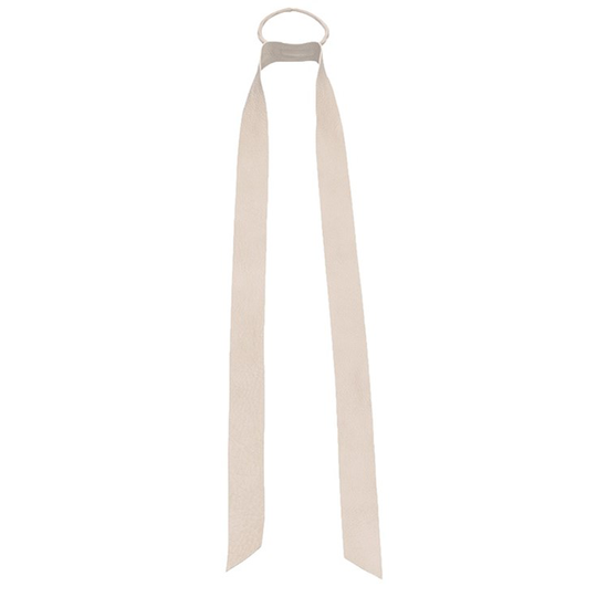 Corinne Leather Band Long Cream