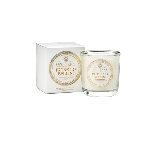 Prosecco Bellini Boxed Votive Scented Candle