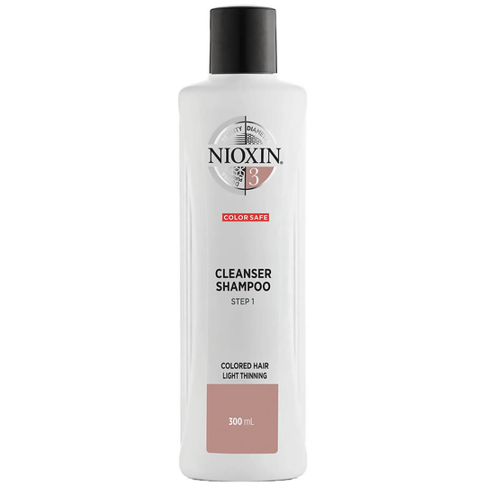 NIOXIN 3-Part System 3 Cleanser Shampoo för färgat hår med lätt gallring 300 ml