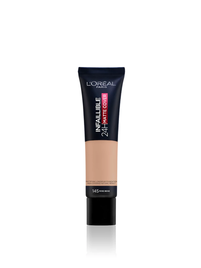 Infaillible 24H Matte Cover Foundation 145 Rose Beige