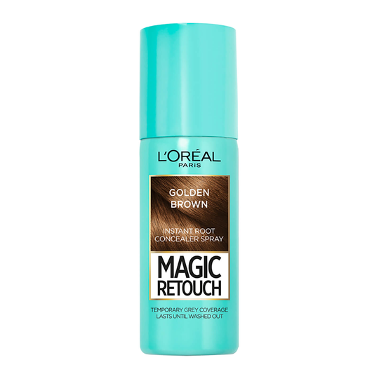 L'Oréal Paris Magic Retouch Temporary Instant Root Concealer Spray 75ml (Various Shades) - Golden Brown