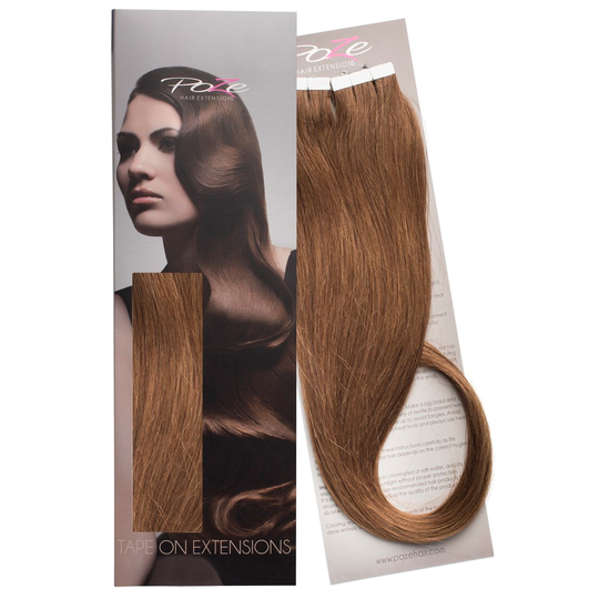 Poze Hairextensions Poze Tape On Extensions 7BN 4 cm/bit 50 cm Mocca B