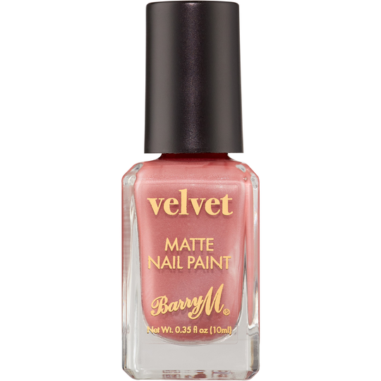Barry M Velvet Nail Paint Oyster pink