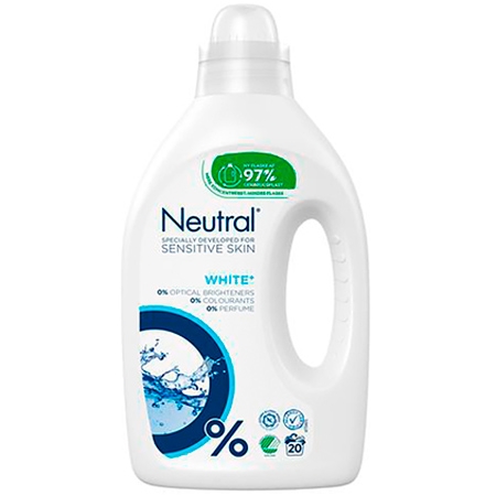 Neutral White+ Tvättmedel - 1L