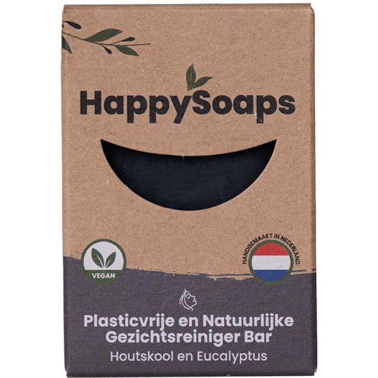 HappySoaps Facial Cleanser Charcoal & Eucalyptus