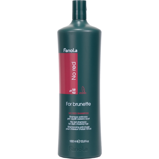 Fanola No Red Shampoo For Dark Chestnut Hair 1000 ml