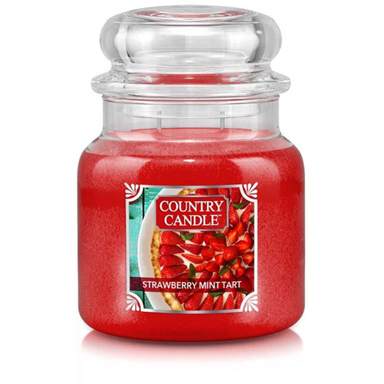 Country Candle Medium Jar Strawberry Mint Tart 453 g