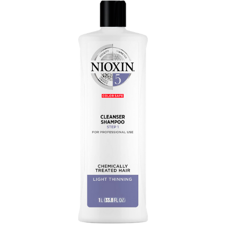 Nioxin Systemet 5 Rengöringsmedel Schampo - Kemisk Behandlad Hår