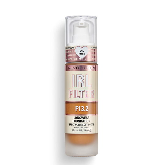 Makeup Revolution IRL Filter Longwear Foundation 23ml (Various Shades) - F13.2
