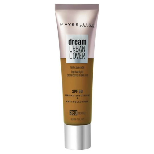 Maybelline Dream Urban Cover SPF50 Foundation 121ml (Various Shades) - 360 Mocha