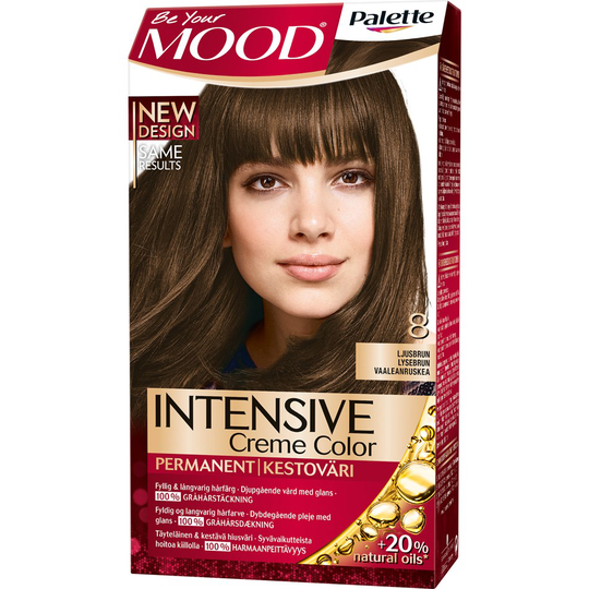 Schwarzkopf MOOD Intensive Creme Color 8 Ljusbrun