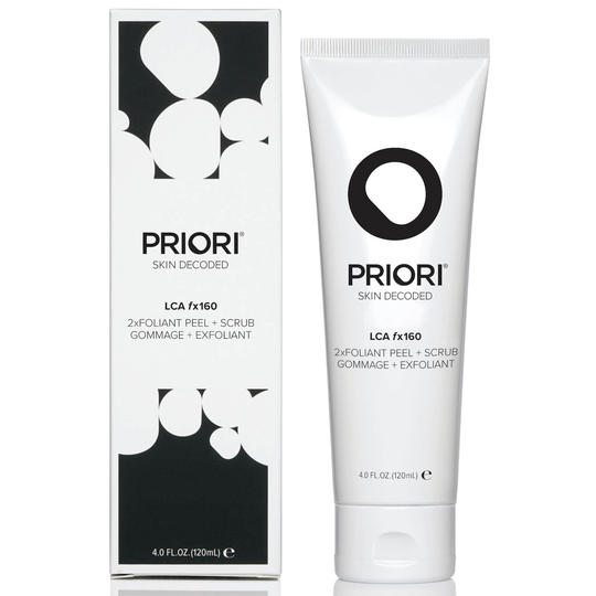 PRIORI Skincare LCA fx160 2xfoliant Peel and Scrub 120ml