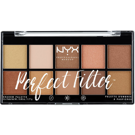 NYX PROFESSIONAL MAKEUP Perfect Filter Shadow Palette Golden Hour