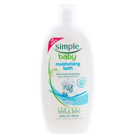 Simple Bebis Återfuktande Bad Badtvål - 300 Ml