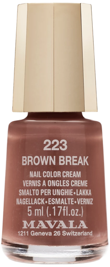 Mini Nail Polish 223 Brown Break