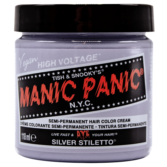 Manic Panic Amplified Classic Silver Stilletto