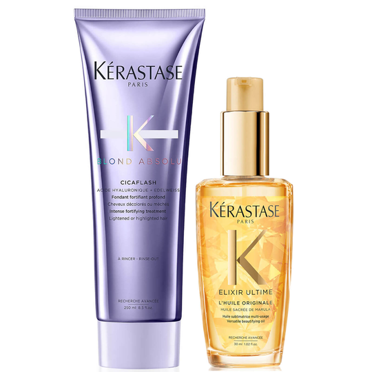 Kérastase Blond Absolu Cicaflash Exlir Ultime Bundle