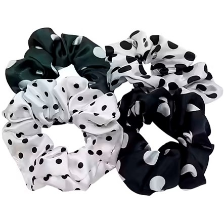 PIPOLS BAZAAR Happy Dot Scrunchy 4 pcs Set