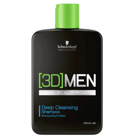 Schwarzkopf 3D Men Djup Rengöring Schampo - 250 Ml