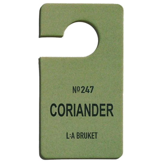 L:A Bruket 247 Fragrance Tag Coriander 18 ml