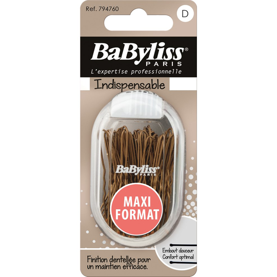BaByliss Paris Accessories 794760 Hårnål u-form brun 60st