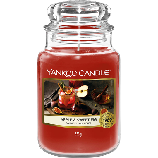 Yankee Candle Apple And Sweet Fig Large Jar
