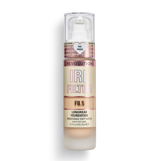 Makeup Revolution IRL Filter Longwear Foundation 23ml (Various Shades) - F8.5