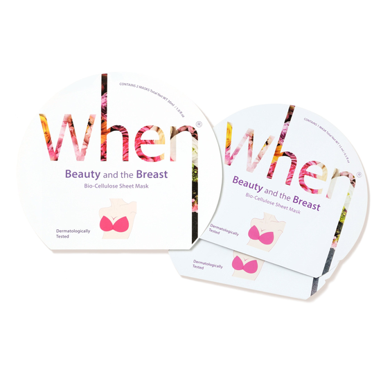 When Beauty and the Breast Mask 2 pcs 1 set with sleeve 18 ml